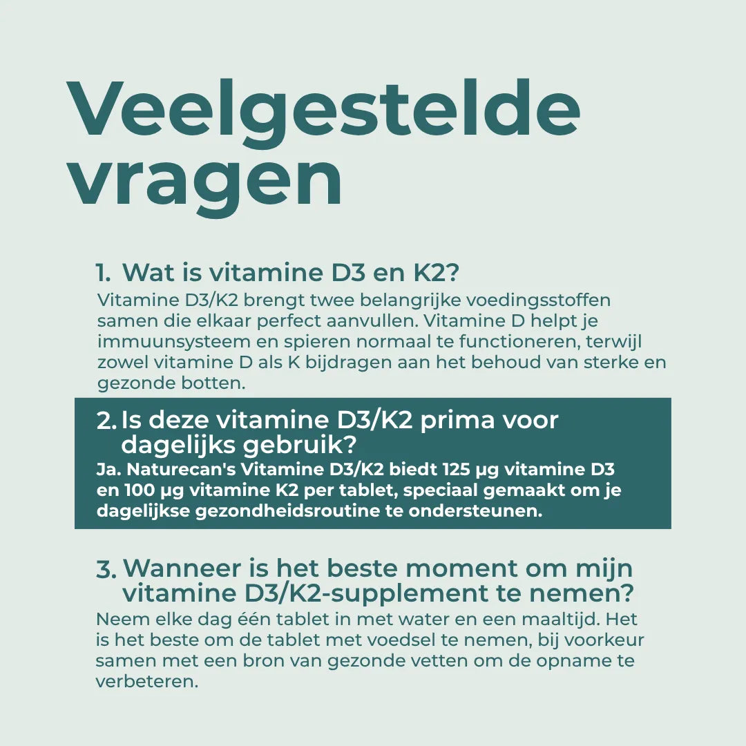 Vitamin D3 & K2