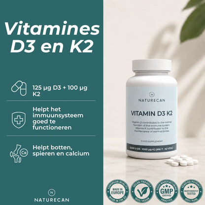 Vitamin D3 & K2